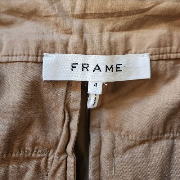 Frame Casual Pleated Cargo Pants Size 4 - Picture 6 of 8